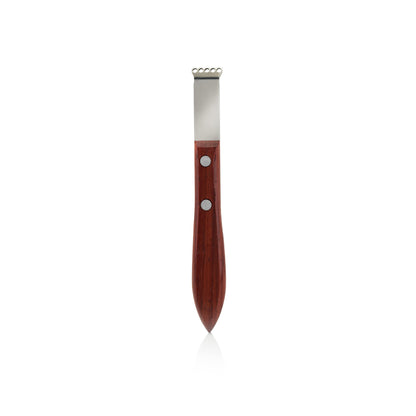 Viski Channel Knife, Citrus Zester and Orange Peeler Tool, Walnut Wood and Stainless Steel Bar Tool for Cocktail Garnishes, Perfect for Home Bars, Craft Cocktails and Bartender Gifts, Set of 1