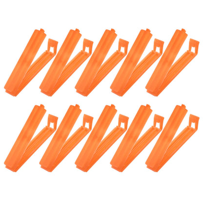 PATIKIL Sealing Clips 3.5 Inch, 10 Pack Reusable Plastic Bag Clamp Sealer for Home Kitchen Food Storage, Pink