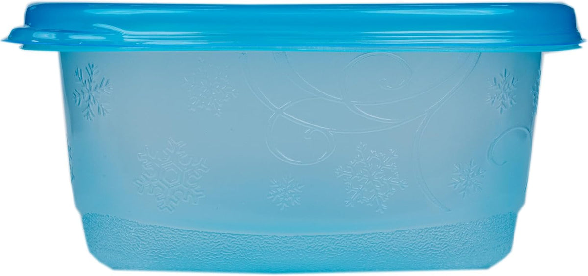 Glad GladWare FreezerWare Food Storage Containers, 24 Oz, 4 Count