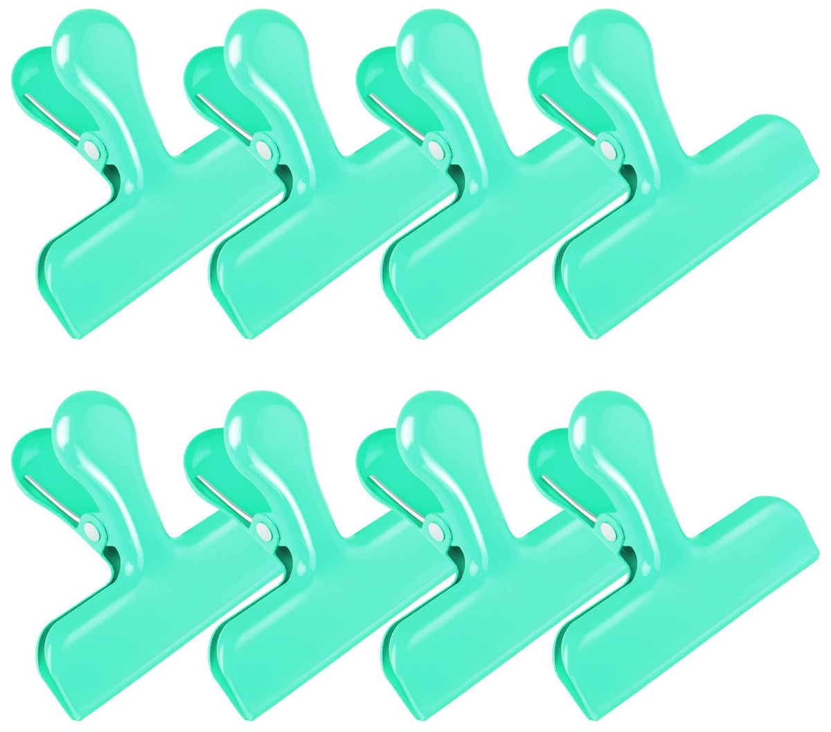 FINDMAG 8 Pack Chip Clips, Black Bag Clips for Home Pantry Use