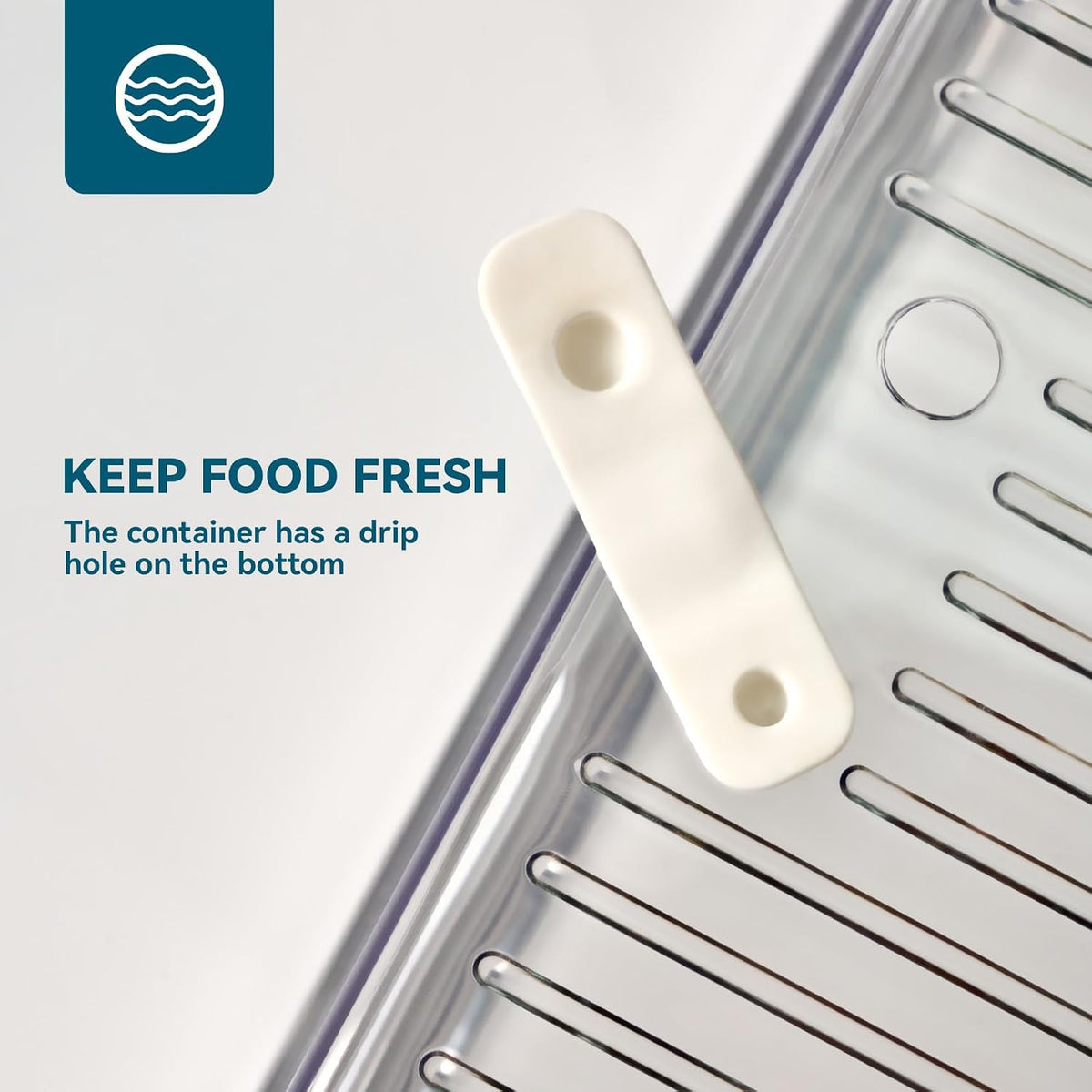 4 Piece Refrigerator Organizer Bins, Clear Fridge Organizers with Lids