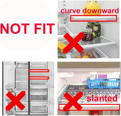 2Pcs Refrigerator Organizer Bins Refrigerator Drawer Fridge Organizers