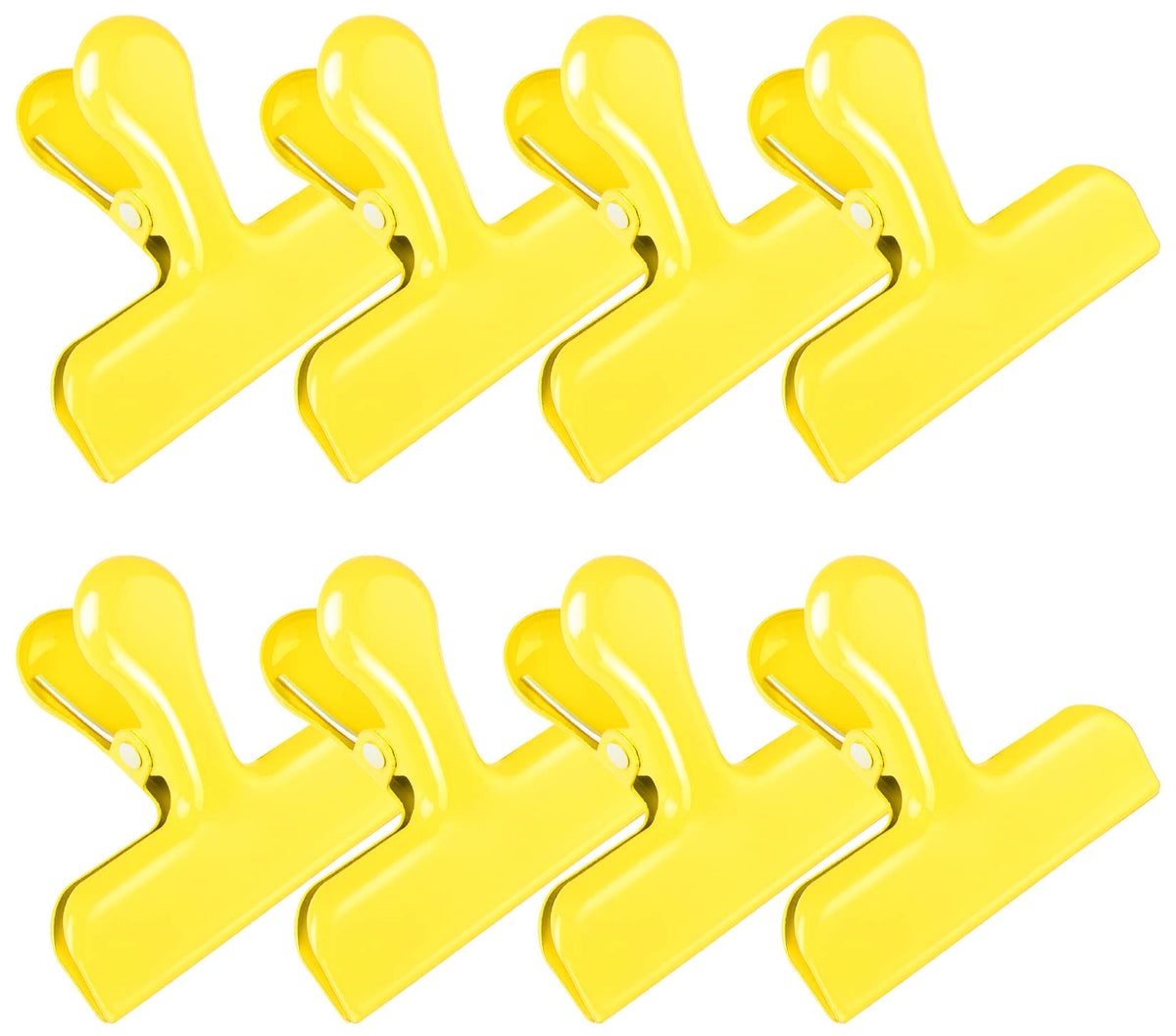 FINDMAG 8 Pack Chip Clips, Black Bag Clips for Home Pantry Use