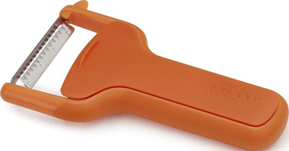 Joseph Joseph Multi-Peel Y-shaped Peeler Easy Grip Handles Stainless Steel Blade for Kitchen Vegetable Fruit, Light Green