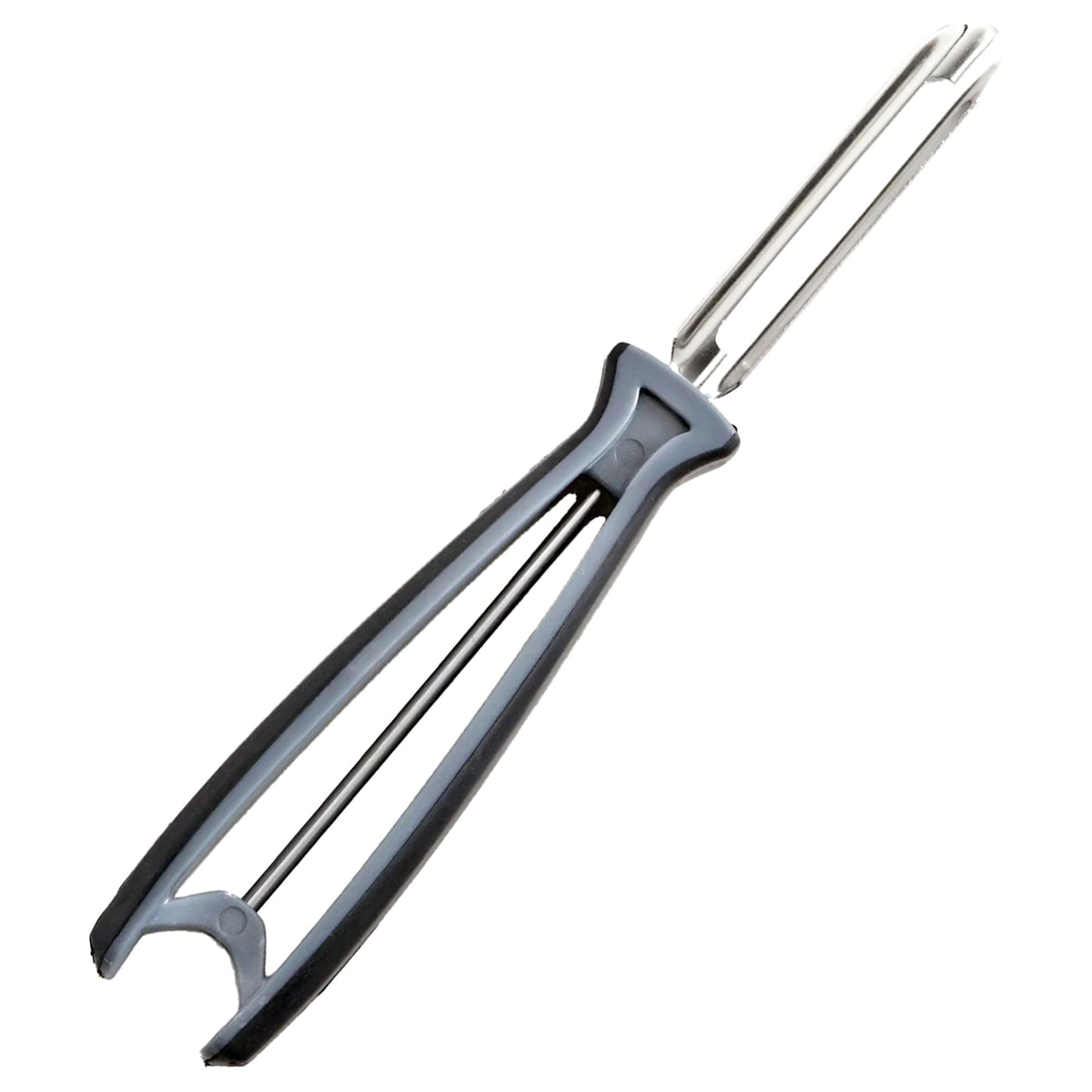 Linden Sweden Soft Grip Peeler - Gray 9 x 2.5 x 6.5 Inches, Made In Sweden