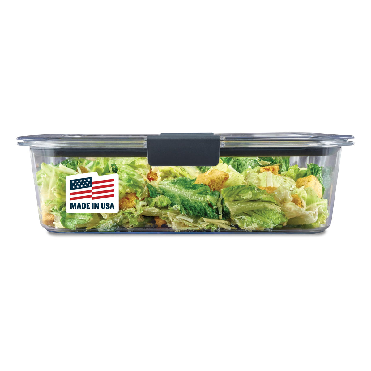 Rubbermaid Brilliance BPA-Free Food Storage Containers Multi Pack, 1.3 Cup Plastic Containers with Lids, 5 Pack, Leak Proof, Microwave & Dishwasher Safe