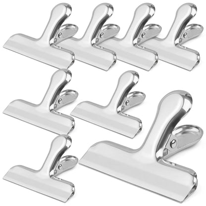 Funfery Chip Clips Bag Clips Gold Stainless Steel Clip for Food Storage