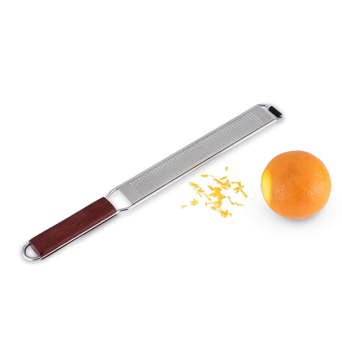 Viski Channel Knife, Citrus Zester and Orange Peeler Tool, Walnut Wood and Stainless Steel Bar Tool for Cocktail Garnishes, Perfect for Home Bars, Craft Cocktails and Bartender Gifts, Set of 1