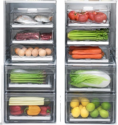 Refrigerator Storage Box,Fridge Freezer Organizer