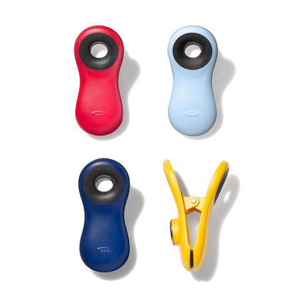 OXO Good Grips 4-Piece All-Purpose Magnetic Clips Set- Multicolor