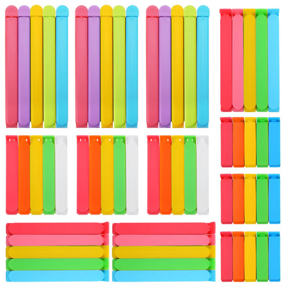 38Pcs 4 Sizes Colorful Chip Clips for Food Bag, Kitchen Essentials Gadgets