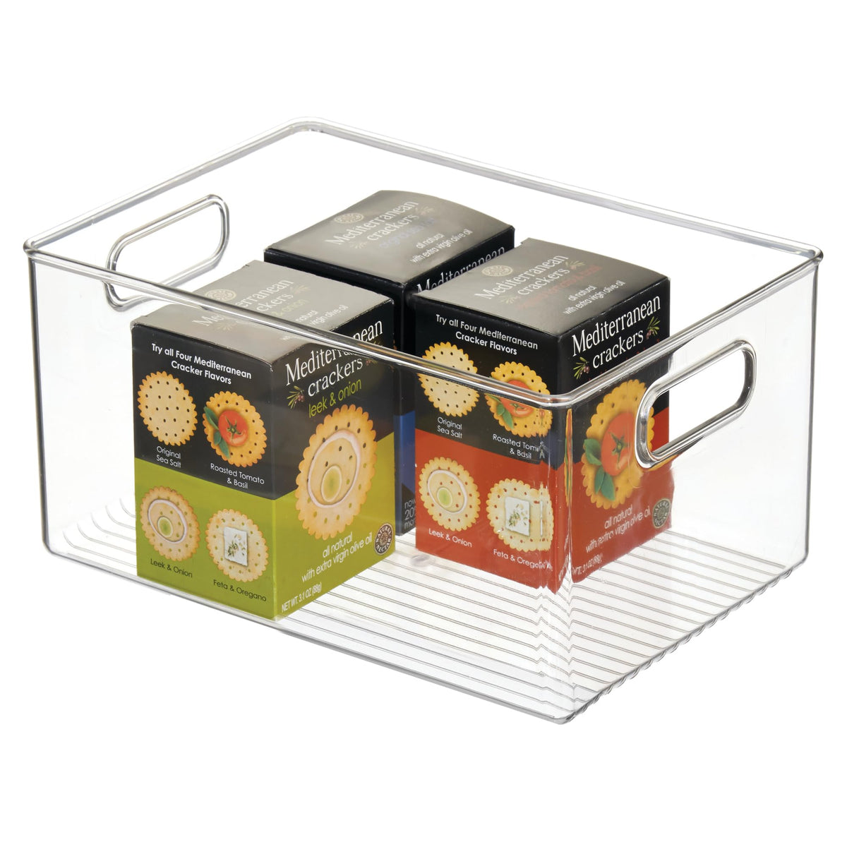 iDesign Plastic Pantry Storage Bin, Clear