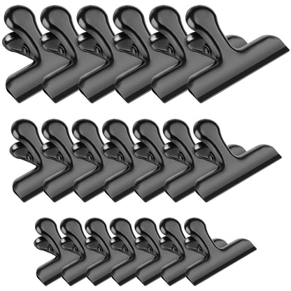 FINDMAG 8 Pack Chip Clips, Black Bag Clips for Home Pantry Use