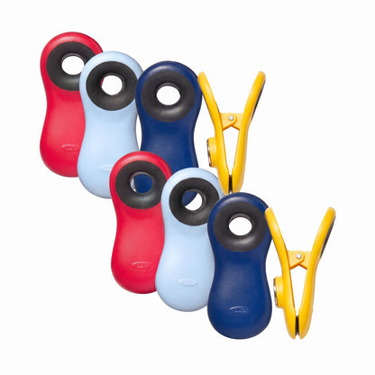OXO Good Grips 4-Piece All-Purpose Magnetic Clips Set- Multicolor