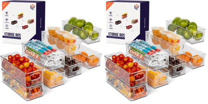 ClearSpace Plastic Pantry Organization and Food Storage Bin, 2 Pack