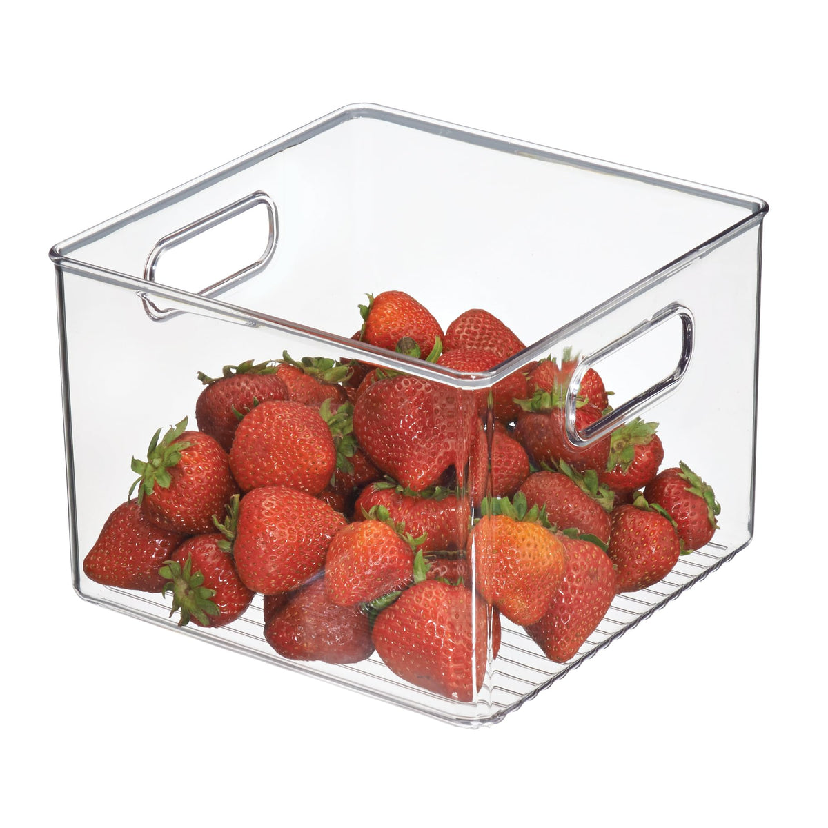 iDesign Clear Plastic Storage Bins, 4-Pack