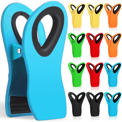 JETMORE 12 Pack Chip Clips Bag Clips, Magnetic Bag Clip for Food Storage