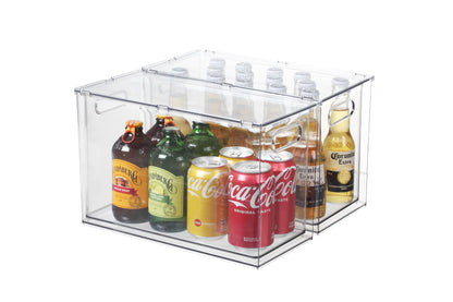Fridge Organizers and Storage Pull Out Drawer, 2 Small