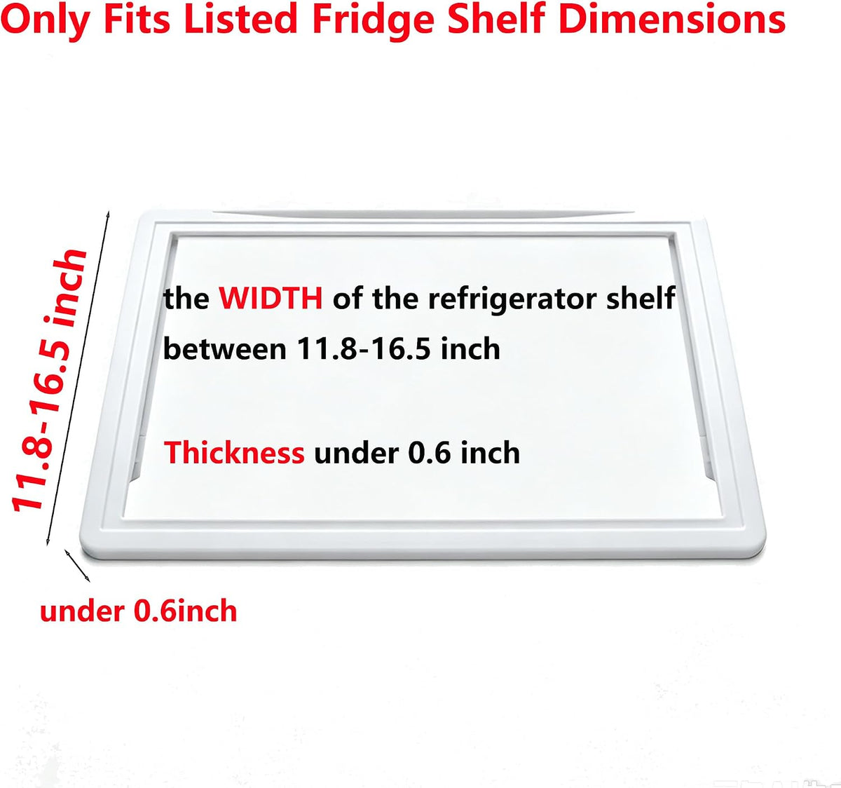 2Pcs Refrigerator Organizer Bins Refrigerator Drawer Fridge Organizers