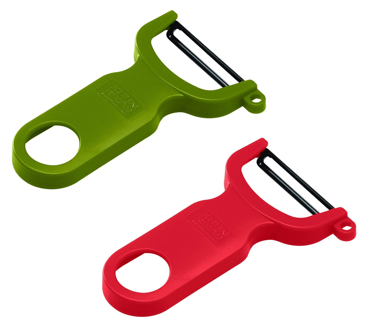 Kuhn Rikon Bar Keeper’s Friend – Original Swiss Peeler Set (2-Pack) | Professional Citrus Garnish & Vegetable Peeler Duo | Razor-Sharp, Lightweight, Made in Switzerland