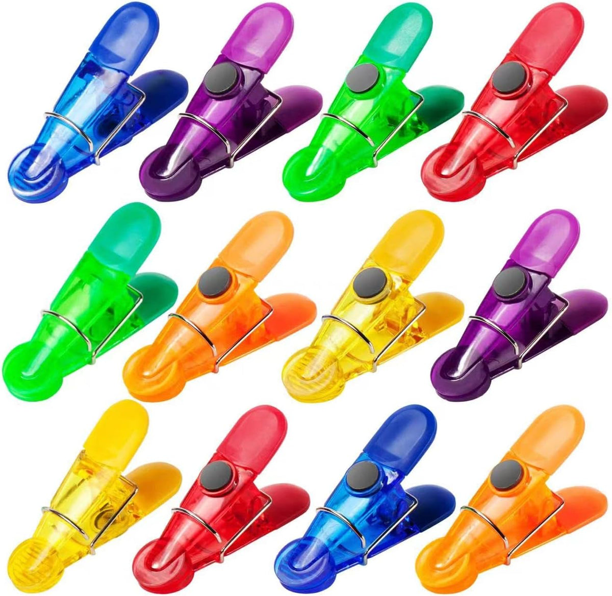 12 Pack Chip Clips Bag Clips, Food Snacks Bag Clip Sealing Bar