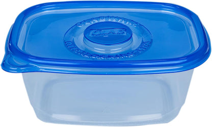 Glad GladWare Deep Dish Food Storage Containers, 64 Oz, 3 Count