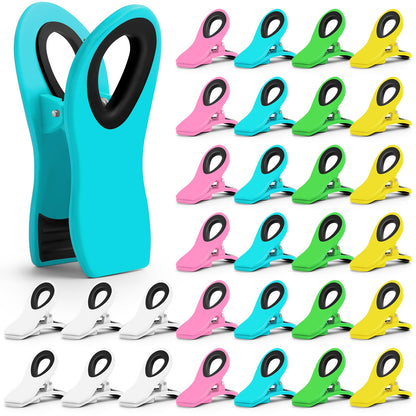 JETMORE 12 Pack Chip Clips Bag Clips, Magnetic Bag Clip for Food Storage