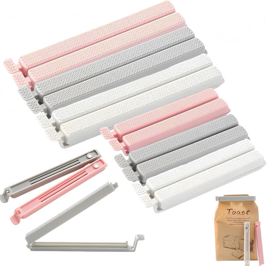 12 Pack Chip Clips,Colorful Magnetic Clip,Colorful Magnetic Bag Clip for, Snack Sealing Clips,for Kitchen and Home Food Storage Bags Organize.