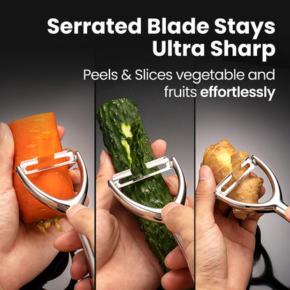 Gourmet Easy Vegetable Peeler Ultra Sharp Stainless Steel Blade (Y Peeler)