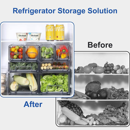 Refrigerator Organizers and Storage Drawers (Complete Set)