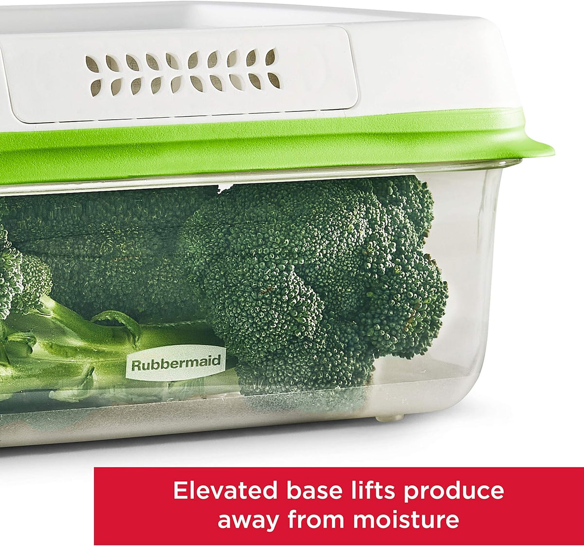 Rubbermaid FreshWorks Produce Saver, Large Produce Storage Containers, 4 Piece Set